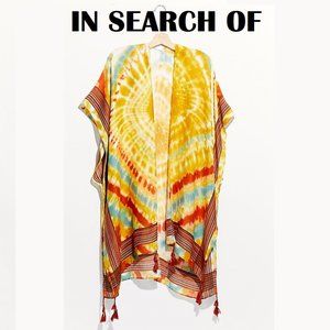 Desert Sun Tie Dye Kimono Yellow ISO